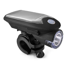 Load image into Gallery viewer, 2 PCS 3W 240LM USB Solar Energy Motorcycle / Bicycle Light Set, Front Light+Back Light, Front Light+Back Light Black, Front Light+Back Light White