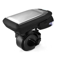 Load image into Gallery viewer, 2 PCS 3W 240LM USB Solar Energy Motorcycle / Bicycle Light Set, Front Light+Back Light, Front Light+Back Light Black, Front Light+Back Light White