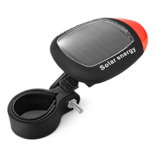 Load image into Gallery viewer, 2 PCS 3W 240LM USB Solar Energy Motorcycle / Bicycle Light Set, Front Light+Back Light, Front Light+Back Light Black, Front Light+Back Light White