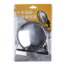 Load image into Gallery viewer, Vehicle Front Blind Area Wide-angle Adjustable Left Side Observation Mirror, Black Left Side