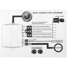 Load image into Gallery viewer, Smart Car Switch Car Engine Start Stop Switch Car Push Start Switch, with RFID Alarm System, Blue Light, Car Switch