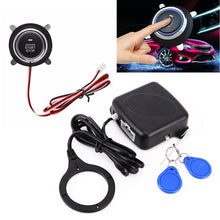 Load image into Gallery viewer, Smart Car Switch Car Engine Start Stop Switch Car Push Start Switch, with RFID Alarm System, Blue Light, Car Switch