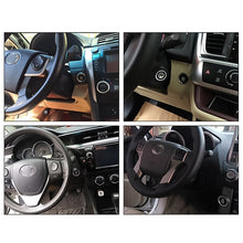 Load image into Gallery viewer, Smart Car Switch Car Engine Start Stop Switch Car Push Start Switch, with RFID Alarm System, Blue Light, Car Switch