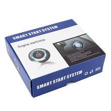 Load image into Gallery viewer, Smart Car Switch Car Engine Start Stop Switch Car Push Start Switch, with RFID Alarm System, Blue Light, Car Switch