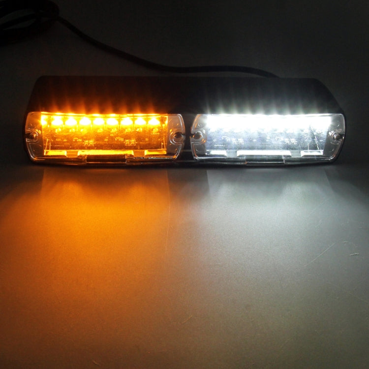 DC 12V 4.2W 16LEDs Crystal Lamp Beads Car Windshield Warning Lamp 18 Flash Patterns(Adjustable) , CMS5390BL, CMS5390LR, CMS5390RL, CMS5390WL, CMS5390WY, CMS5390YL