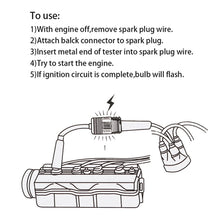 Load image into Gallery viewer, DC 12V Ignition Test Instrument Spark Plug Ignition Detector Auto Diagnostic Test Tool, Ignition Test Instrument