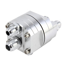 Load image into Gallery viewer, Car Universal Aluminum AN8 Split Cake Oil Handle Oil Filter Sandwich Adapter For Oil Cooler Plate Kit Oil Filter Cooler Sandwich Plate Adapter Cooler Adapter, AN8 Split Oil Handle Oil Filter