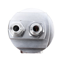 Load image into Gallery viewer, Car Universal Aluminum AN8 Split Cake Oil Handle Oil Filter Sandwich Adapter For Oil Cooler Plate Kit Oil Filter Cooler Sandwich Plate Adapter Cooler Adapter, AN8 Split Oil Handle Oil Filter