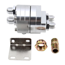 Load image into Gallery viewer, Car Universal Aluminum AN8 Split Cake Oil Handle Oil Filter Sandwich Adapter For Oil Cooler Plate Kit Oil Filter Cooler Sandwich Plate Adapter Cooler Adapter, AN8 Split Oil Handle Oil Filter