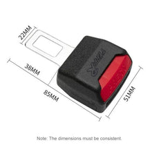 Load image into Gallery viewer, 2 PCS RS-01 Universal Car Seat Belt Extension Buckle, Black