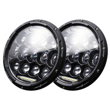 Load image into Gallery viewer, 2 PCS 7 inch DC10-48V 36W 6000K Harley Motorcycle Headlight with 12 SMD-5630-LED Lamps and 12 Crystal Lamp Beads, DC10-48V 36W 6000K