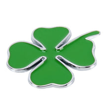 Load image into Gallery viewer, Four Leaf Clover Herb Luck Symbol Badge Emblem Labeling Sticker Styling Car Dashboard  Decoration, Size: 4*3.3cm, Size: 4x3.3cm