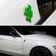 Load image into Gallery viewer, Four Leaf Clover Herb Luck Symbol Badge Emblem Labeling Sticker Styling Car Dashboard  Decoration, Size: 4*3.3cm, Size: 4x3.3cm
