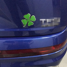 Load image into Gallery viewer, Four Leaf Clover Herb Luck Symbol Badge Emblem Labeling Sticker Styling Car Dashboard  Decoration, Size: 4*3.3cm, Size: 4x3.3cm