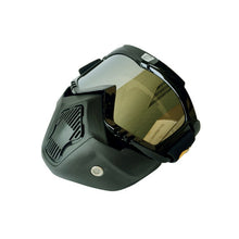 Load image into Gallery viewer, Motorcycle Helmet Riding Mask Goggles Set Outdoor Wind and Sand Resistant Off-road Harley Goggles Removable Masks