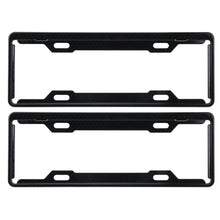 Load image into Gallery viewer, 2 PCS Carbon Lead License Plate Frame Simple and Beautiful Car License Plate Frame Holder Universal License Plate Holder, Carbon Lead License Plate Frame