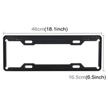 Load image into Gallery viewer, 2 PCS Carbon Lead License Plate Frame Simple and Beautiful Car License Plate Frame Holder Universal License Plate Holder, Carbon Lead License Plate Frame