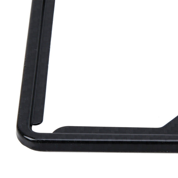 2 PCS Carbon Lead License Plate Frame Simple and Beautiful Car License Plate Frame Holder Universal License Plate Holder, Carbon Lead License Plate Frame