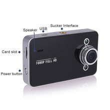 Load image into Gallery viewer, K6000 2.3 inch 90 Degrees Wide Angle Full HD 720P Video Car DVR, Support TF Card (32GB Max) / Motion Detection, with 2 Night Vision Fill Lights, K6000