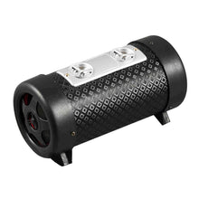 Load image into Gallery viewer, 4 inch Round Shape Stereo Motorcycle / Car / Household Subwoofer, Built-in Bluetooth, Support TF Card &amp; U Disk Reader, with Remote Control