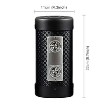 Load image into Gallery viewer, 4 inch Round Shape Stereo Motorcycle / Car / Household Subwoofer, Built-in Bluetooth, Support TF Card &amp; U Disk Reader, with Remote Control