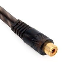 Load image into Gallery viewer, Car AV Audio Video 1 Female to 2 Male Copper Extension Cable Wiring Harness, Cable Length: 26cm, 1 Female to 2 Male (Copper)