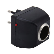Load image into Gallery viewer, Vehicle Power Inverters 90-240V AC to 12V DC with Car Cigarette Lighter Socket Adapter Converter Vehicle Amplifier Power Output: DC 12V 600mA(EU Plug), 12V 600mA(EU Plug)