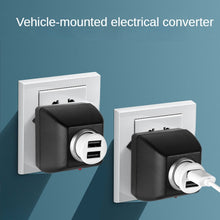 Load image into Gallery viewer, Vehicle Power Inverters 90-240V AC to 12V DC with Car Cigarette Lighter Socket Adapter Converter Vehicle Amplifier Power Output: DC 12V 600mA(EU Plug), 12V 600mA(EU Plug)