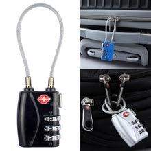 Load image into Gallery viewer, JASIT TSA719 Zinc Alloy 3-Digit Password TSA Lock Travel Luggage Padlock