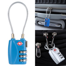 Load image into Gallery viewer, JASIT TSA719 Zinc Alloy 3-Digit Password TSA Lock Travel Luggage Padlock