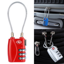 Load image into Gallery viewer, JASIT TSA719 Zinc Alloy 3-Digit Password TSA Lock Travel Luggage Padlock