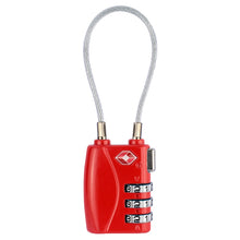 Load image into Gallery viewer, JASIT TSA719 Zinc Alloy 3-Digit Password TSA Lock Travel Luggage Padlock