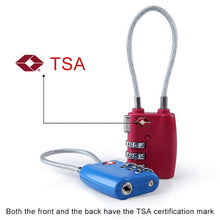 Load image into Gallery viewer, JASIT TSA719 Zinc Alloy 3-Digit Password TSA Lock Travel Luggage Padlock
