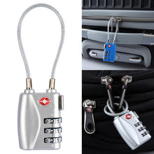 Load image into Gallery viewer, JASIT TSA719 Zinc Alloy 3-Digit Password TSA Lock Travel Luggage Padlock