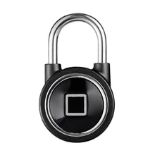 Load image into Gallery viewer, Waterproof Intelligent Bluetooth Fingerprint Padlock Remote Unlocking for iOS / Android, Fingerprint and Remote Padlock(Black), Fingerprint and Remote Padlock(Blue), Fingerprint and Remote Padlock(Silver)