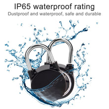 Load image into Gallery viewer, Waterproof Intelligent Bluetooth Fingerprint Padlock Remote Unlocking for iOS / Android, Fingerprint and Remote Padlock(Black), Fingerprint and Remote Padlock(Blue), Fingerprint and Remote Padlock(Silver)