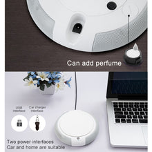 Load image into Gallery viewer, CARZOR Z1 2W USB Car Air Purifier Negative Ions Air Cleaner, (Black), (White)