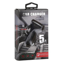 Load image into Gallery viewer, LZ-429 QC3.0 2.4A Three USB Ports Smart Quick Car Charger, LZ-429 Black, LZ-429 White