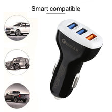 Load image into Gallery viewer, LZ-429 QC3.0 2.4A Three USB Ports Smart Quick Car Charger, LZ-429 Black, LZ-429 White