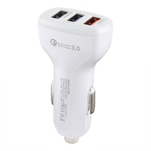 Load image into Gallery viewer, LZ-429 QC3.0 2.4A Three USB Ports Smart Quick Car Charger, LZ-429 Black, LZ-429 White