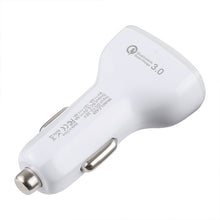 Load image into Gallery viewer, LZ-429 QC3.0 2.4A Three USB Ports Smart Quick Car Charger, LZ-429 White, LZ-429 Black