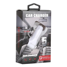 Load image into Gallery viewer, LZ-429 QC3.0 2.4A Three USB Ports Smart Quick Car Charger, LZ-429 White, LZ-429 Black
