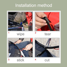 Load image into Gallery viewer, Small D-shaped Car Noise Reduction Sealing Strip with Sticker, Length: 100m, Length: 100m Small D-shaped