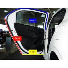 Load image into Gallery viewer, Small D-shaped Car Noise Reduction Sealing Strip with Sticker, Length: 100m, Length: 100m Small D-shaped