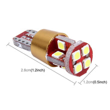 Load image into Gallery viewer, 2 PCS T10 3W Constant Current Car Clearance Light with 12 SMD-3030 Lamps, DC 9-18V, 12 SMD-3030 Lamps