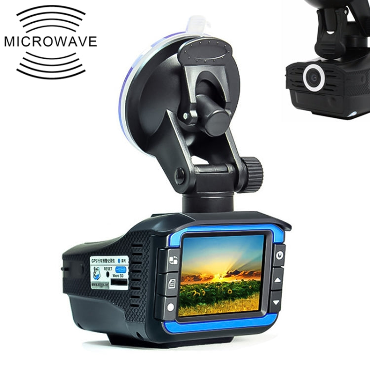 HD 720P 2.4 inch Video Camera Recorder DVR + Radar Detector, SQ Program, Support G-sensor / Night Vision, 2.4 inch