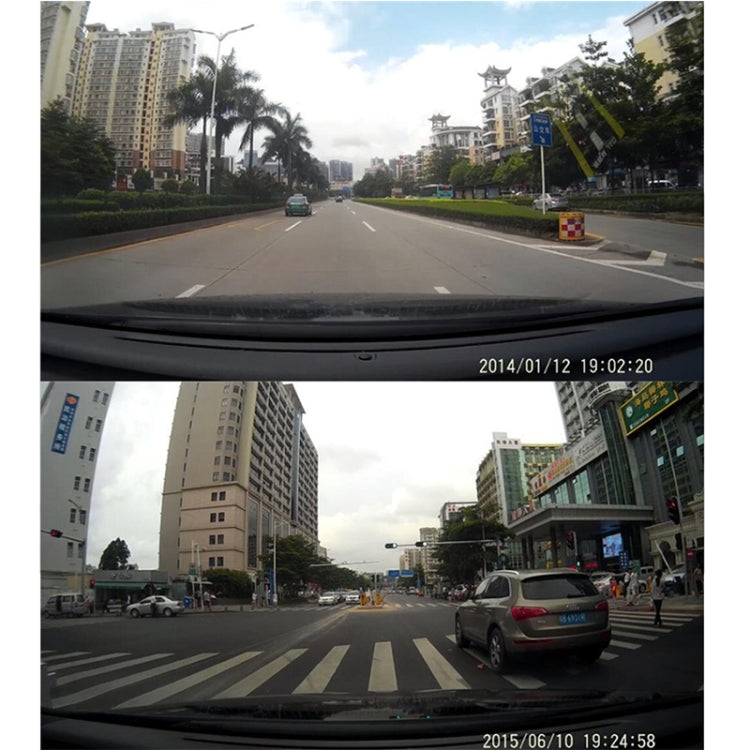 HD 720P 2.4 inch Video Camera Recorder DVR + Radar Detector, SQ Program, Support G-sensor / Night Vision, 2.4 inch