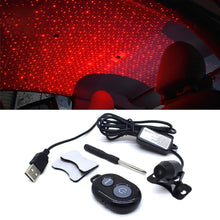 Load image into Gallery viewer, 5V Roof Ceiling Decoration Red Light Star Night Lights Starry Sky Atmosphere Lamp Projector with Remote Control, Starry Sky/Remote Control