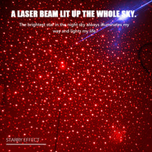 Load image into Gallery viewer, 5V Roof Ceiling Decoration Red Light Star Night Lights Starry Sky Atmosphere Lamp Projector with Remote Control, Starry Sky/Remote Control
