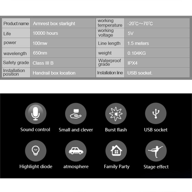 5V Roof Ceiling Decoration Red Light Star Night Lights Starry Sky Atmosphere Lamp Projector with Remote Control, Starry Sky/Remote Control
